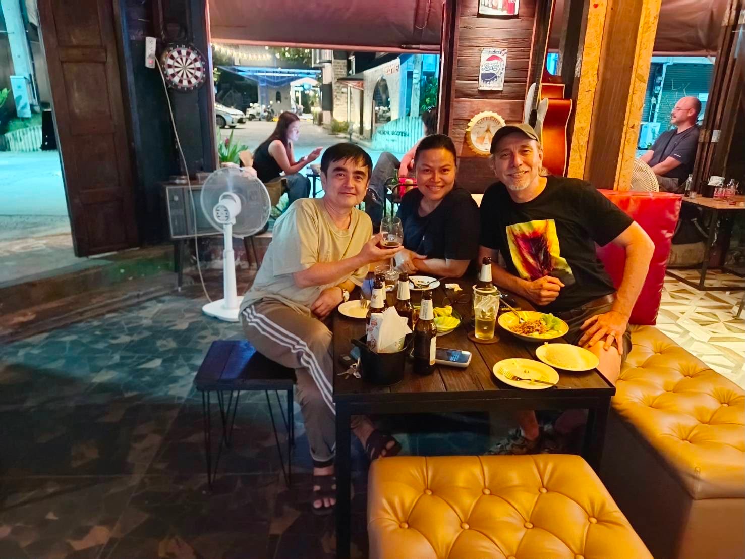 Friends dining together at Cafe LungChang
